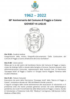 60 Anniversario del Comune di Poggio a Caiano